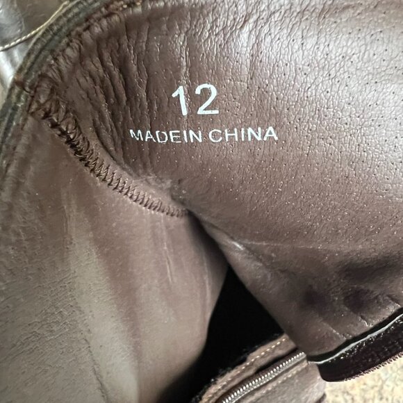 Men's Brown Dress Boots - Picture 7 of 11